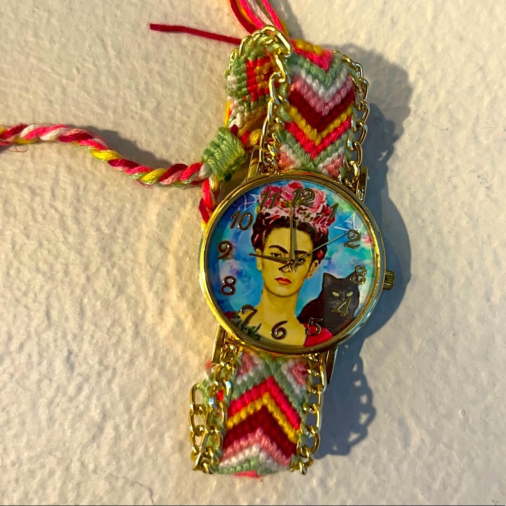 NWOT Frida Khalo Woven Watch